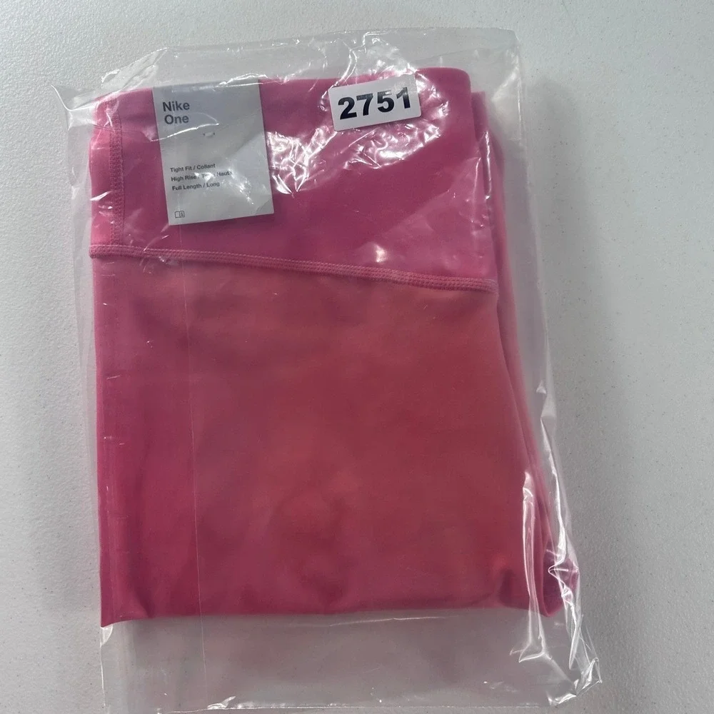 Nike Girls XL‎ Dri-FIT Training Leggings Pink Shiny Shimmer DJ5901-622 NWT